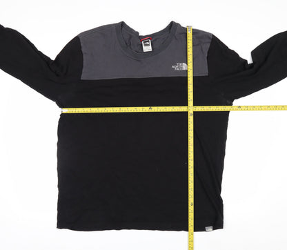 The North Face Men’s Black XL Long Sleeve Cotton Crew Casual Top