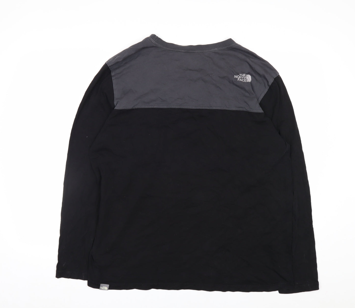 The North Face Men’s Black XL Long Sleeve Cotton Crew Casual Top