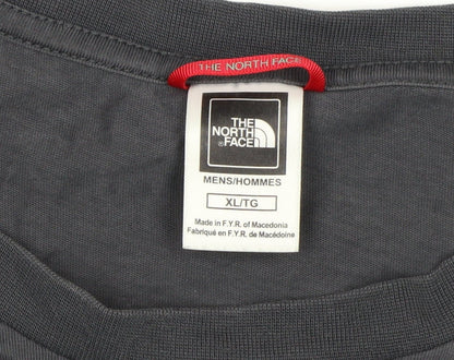 The North Face Men’s Black XL Long Sleeve Cotton Crew Casual Top
