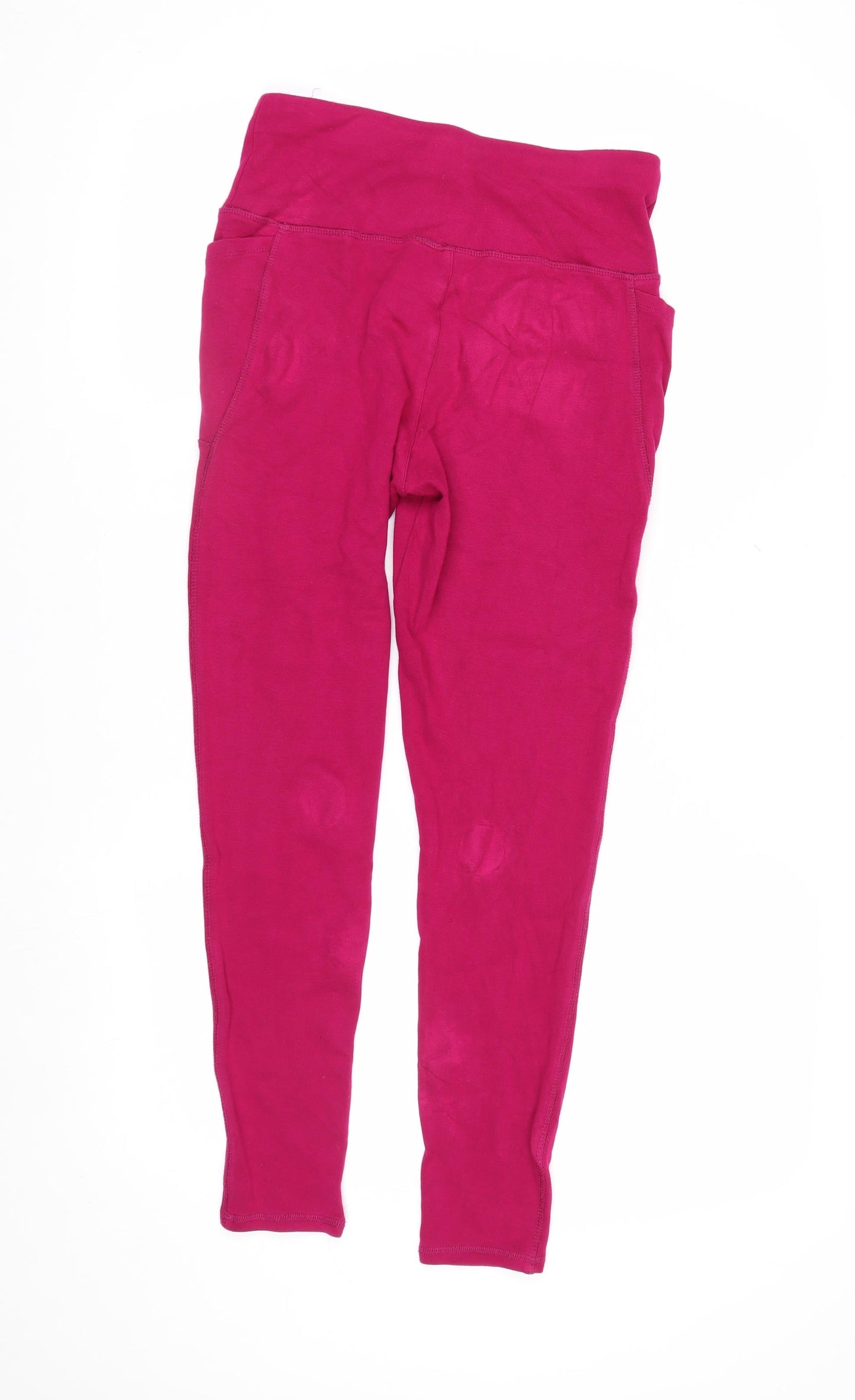 Sney Women’s Pink High Rise Ankle Leggings Size C Viscose Blend