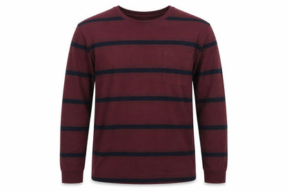 Marks & Spencer Men's Red Striped Pullover Sweatshirt XL
