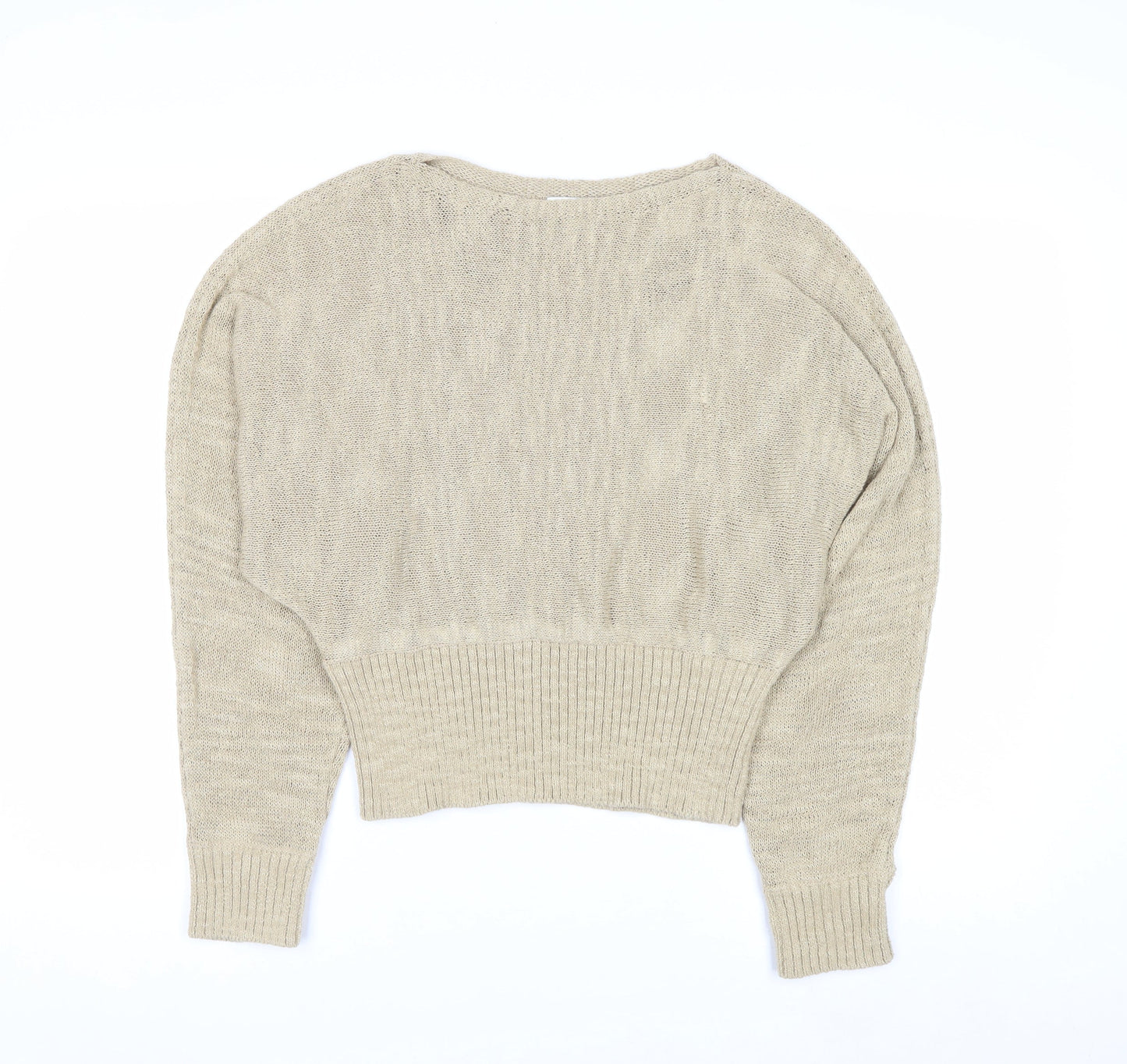 Marks and Spencer Women’s Beige Lightweight Knit Jumper Size S