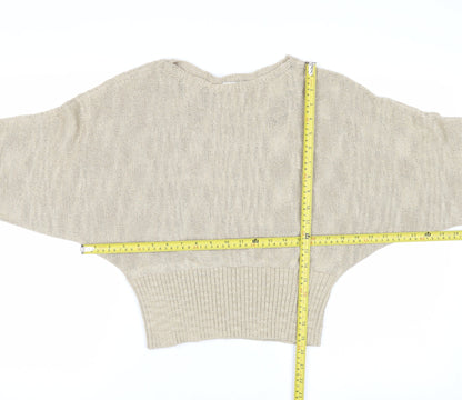 Marks and Spencer Women’s Beige Lightweight Knit Jumper Size S