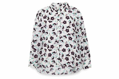 Next Women's Multicoloured Floral Button-Up Shirt Size 20