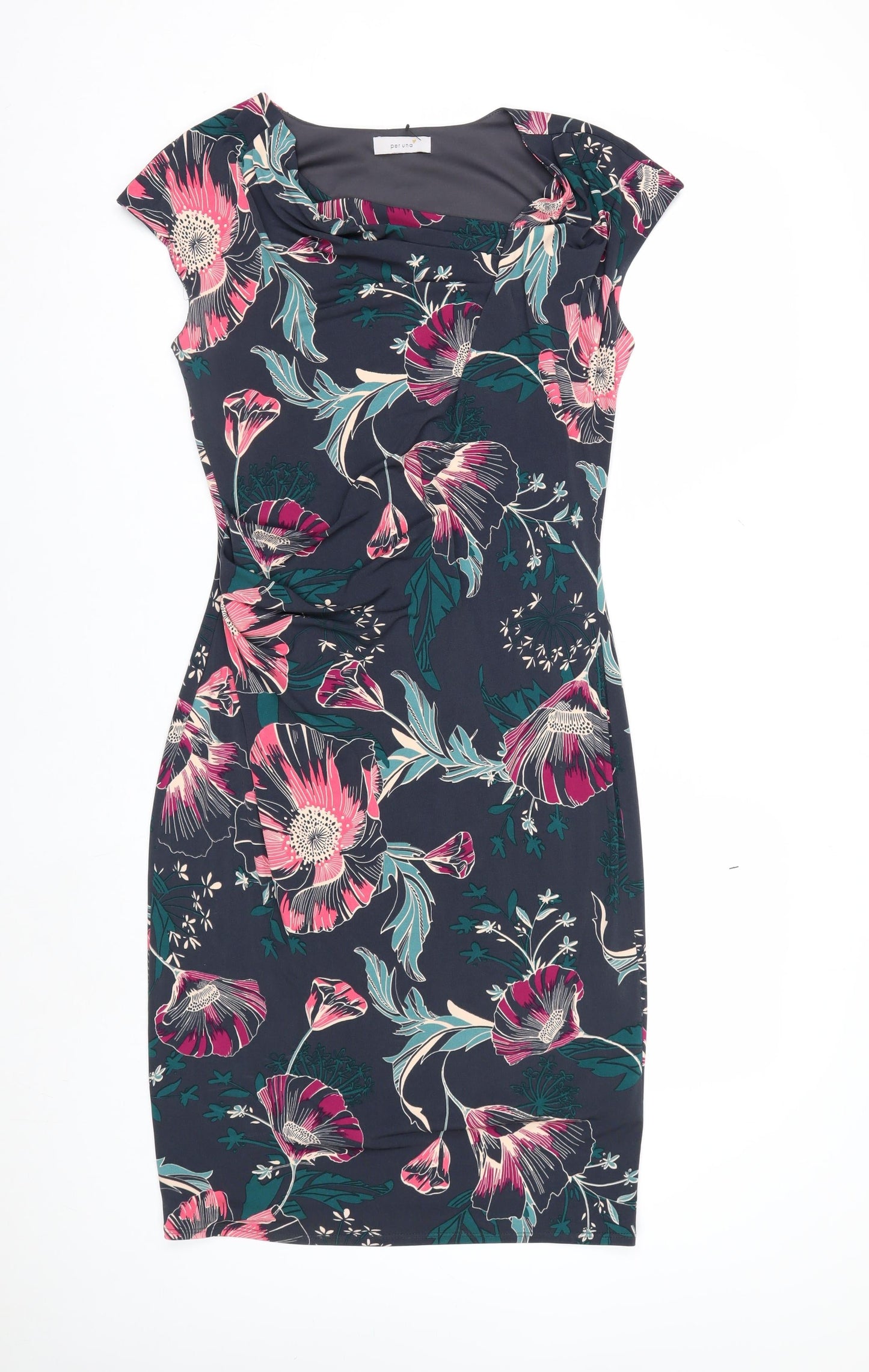 Marks and Spencer Per Una Women’s Multicoloured Floral Bodycon Dress Size 10