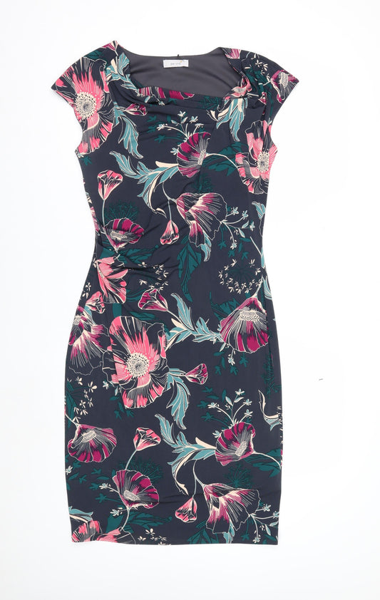 Marks and Spencer Per Una Women’s Multicoloured Floral Bodycon Dress Size 10