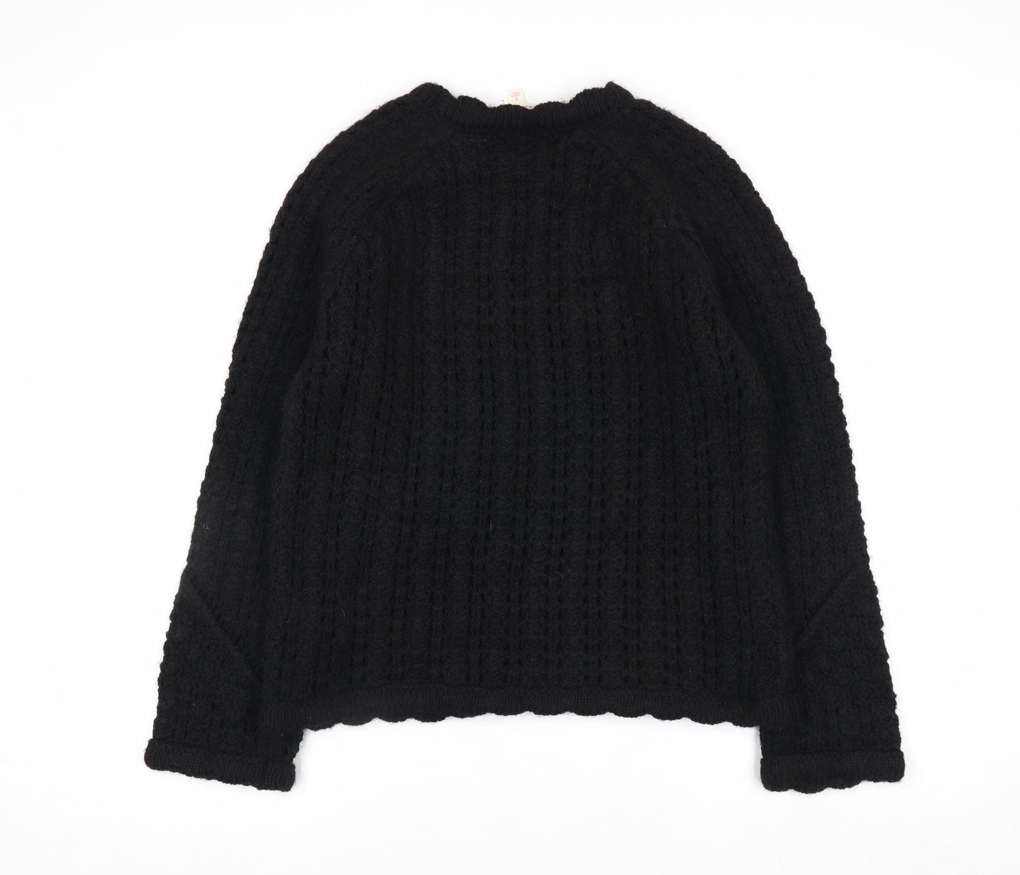 Marks and Spencer Per Una Women’s Black Chunky Knit Jumper Size S