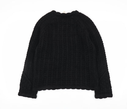Marks and Spencer Per Una Women’s Black Chunky Knit Jumper Size S