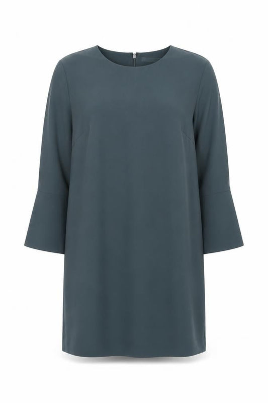 & Other Stories Women Green Size 14 Shift Work Dress 3/4 Sleeves
