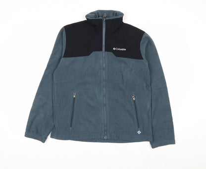 Columbia Women's Blue Full Zip Fleece Sweatshirt Size 14/16