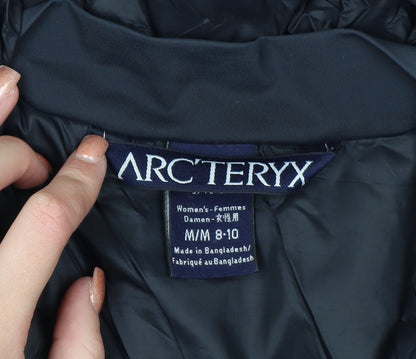 Arc'teryx Women's Black Hooded Insulated Puffer Jacket Size 10