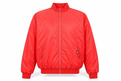 Killy Men’s Red Bomber Jacket Size L Retro Nylon Full Zip