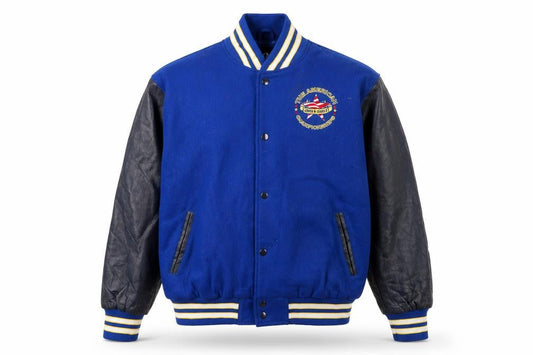 Varsity Men’s Blue College Varsity Jacket M Wool Blend
