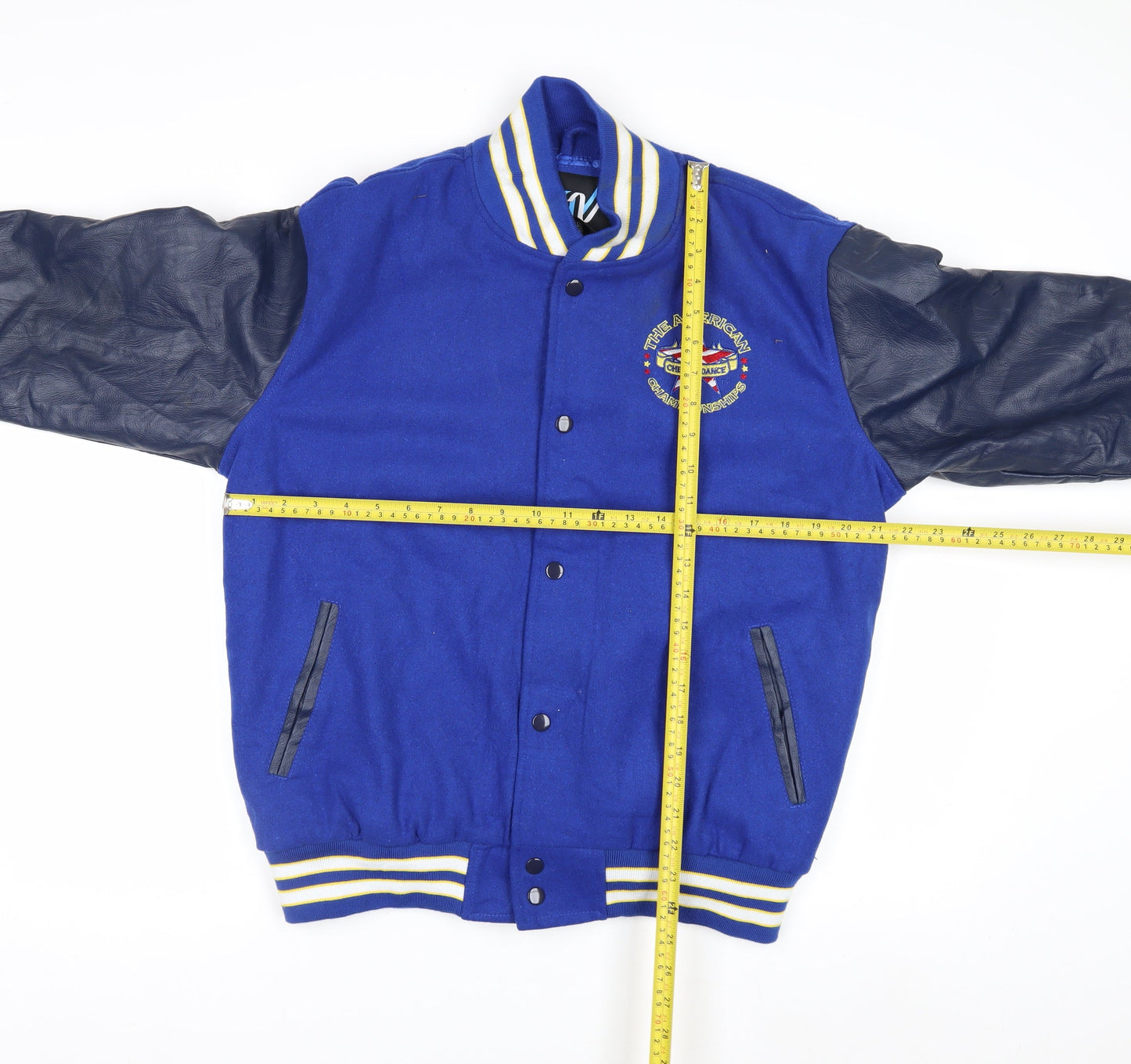 Varsity Men’s Blue College Varsity Jacket M Wool Blend
