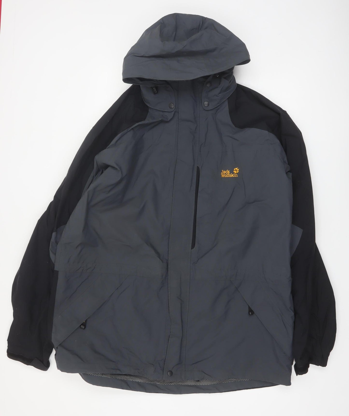 Jack Wolfskin Men's Grey 2XL Waterproof Hiking Jacket