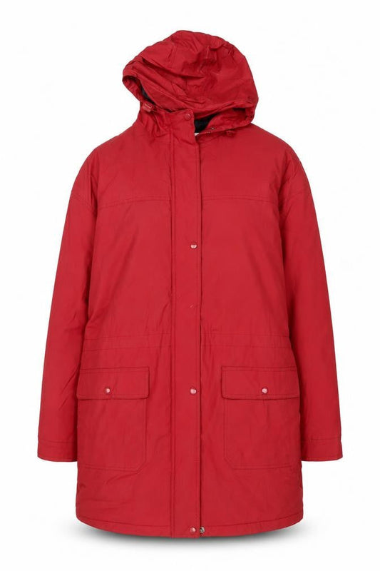 Talbots Women’s Red XL Waterproof Hooded Rain Coat