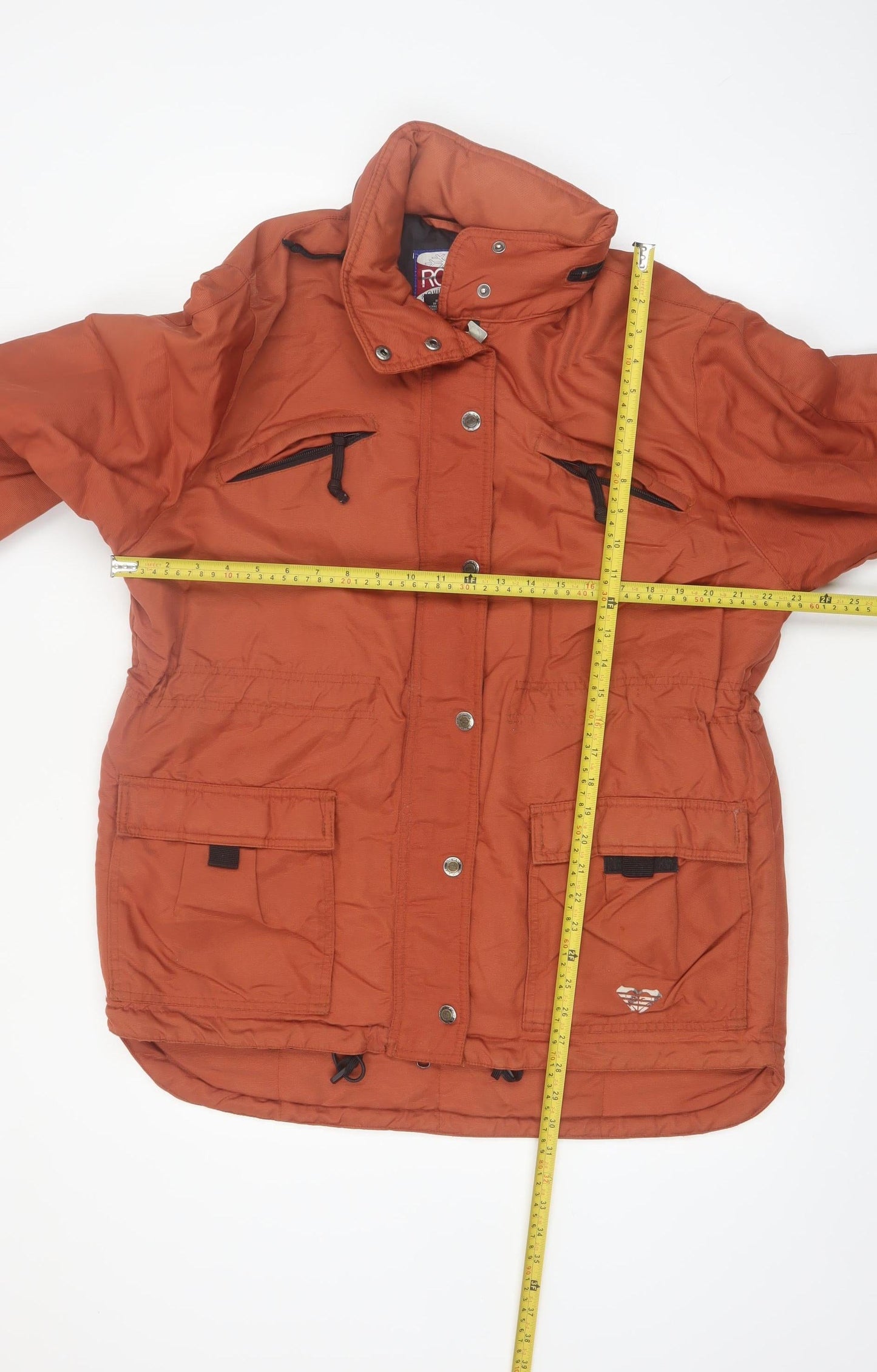 Roxy Womens Brown XL Ski Jacket Winter Hooded Insulated Coat