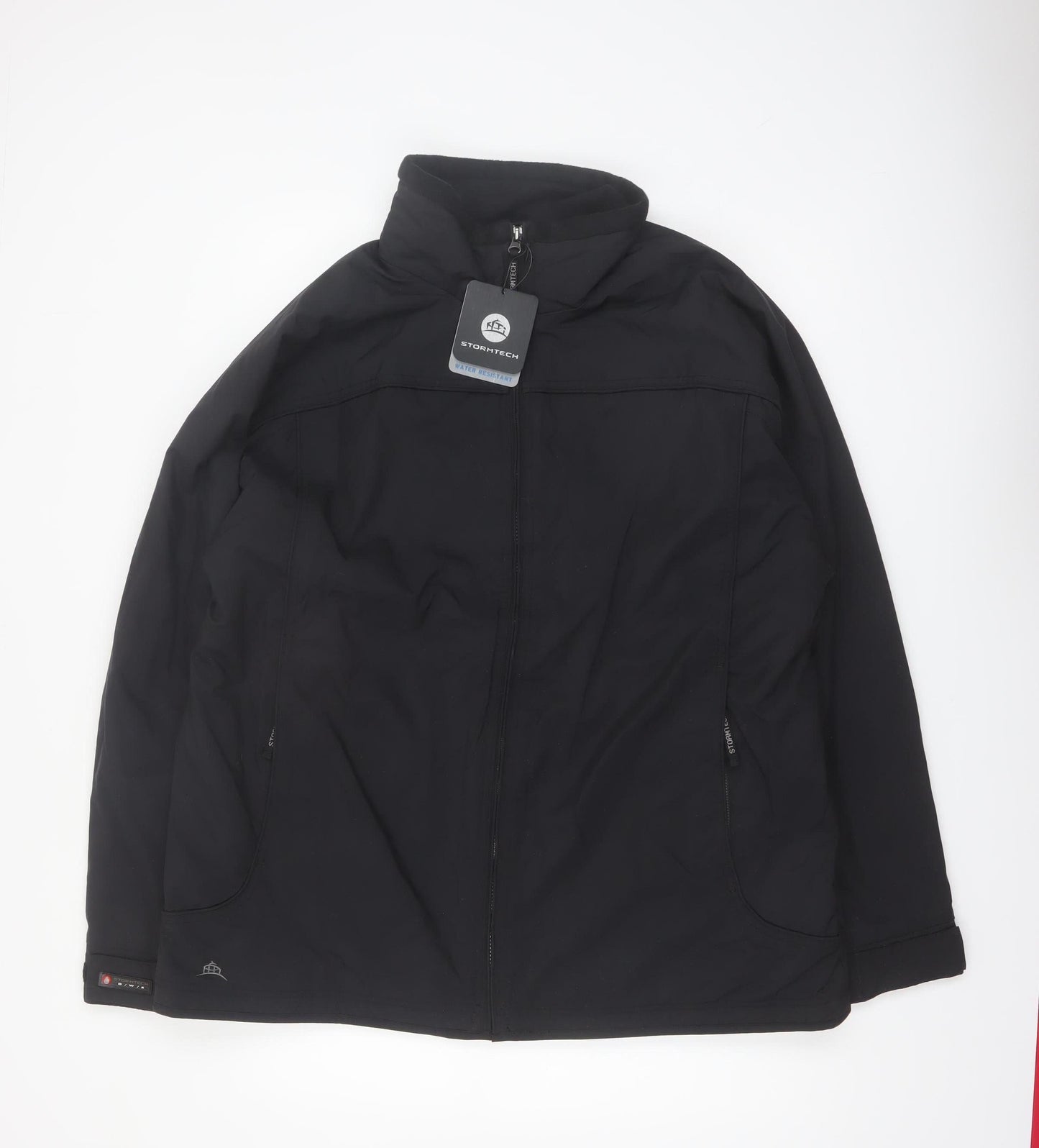 Stormtech Men's Black Softshell Jacket L Water Resistant Windproof