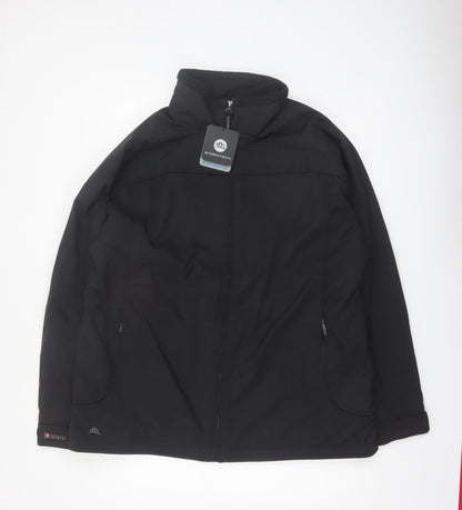 Stormtech Men's Black Softshell Jacket L Water Resistant Windproof