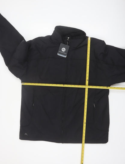 Stormtech Men's Black Softshell Jacket L Water Resistant Windproof