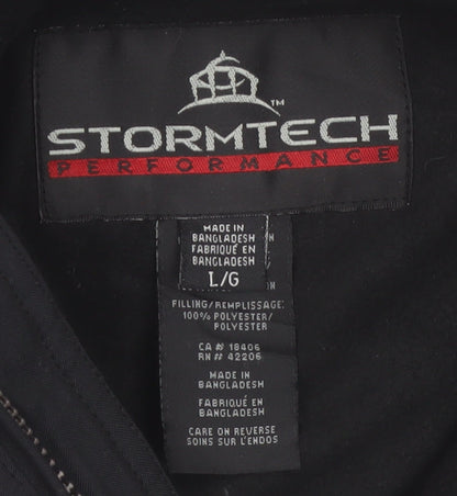 Stormtech Men's Black Softshell Jacket L Water Resistant Windproof
