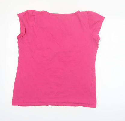 George Women's Pink Betty Boop T-Shirt Size 16 Short Sleeve Cotton