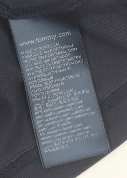 Tommy Hilfiger Men's Blue XL Crew Neck Cotton T-Shirt