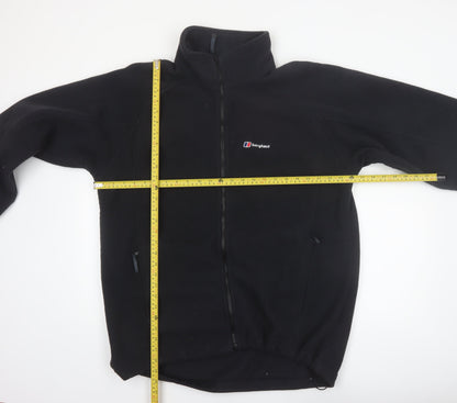 Berghaus Men’s Black XL Fleece Jacket Full Zip Lightweight Outdoor