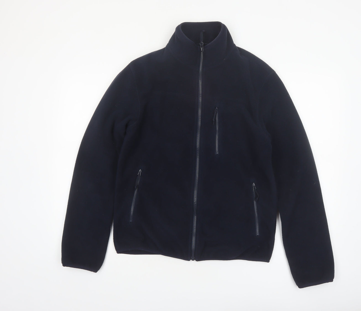 Marks and Spencer Men's Blue Fleece Zip Jacket Size S Regular