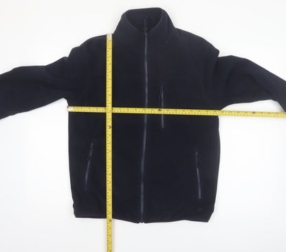Marks and Spencer Men's Blue Fleece Zip Jacket Size S Regular