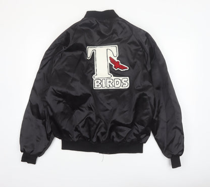 Westark USA Men's Black T-Birds Varsity Bomber Jacket Size L