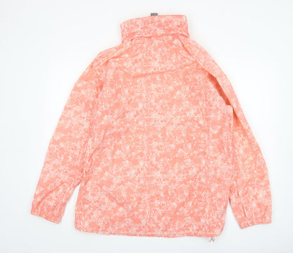 Regatta Women's Pink Floral Waterproof Rain Jacket Size 18
