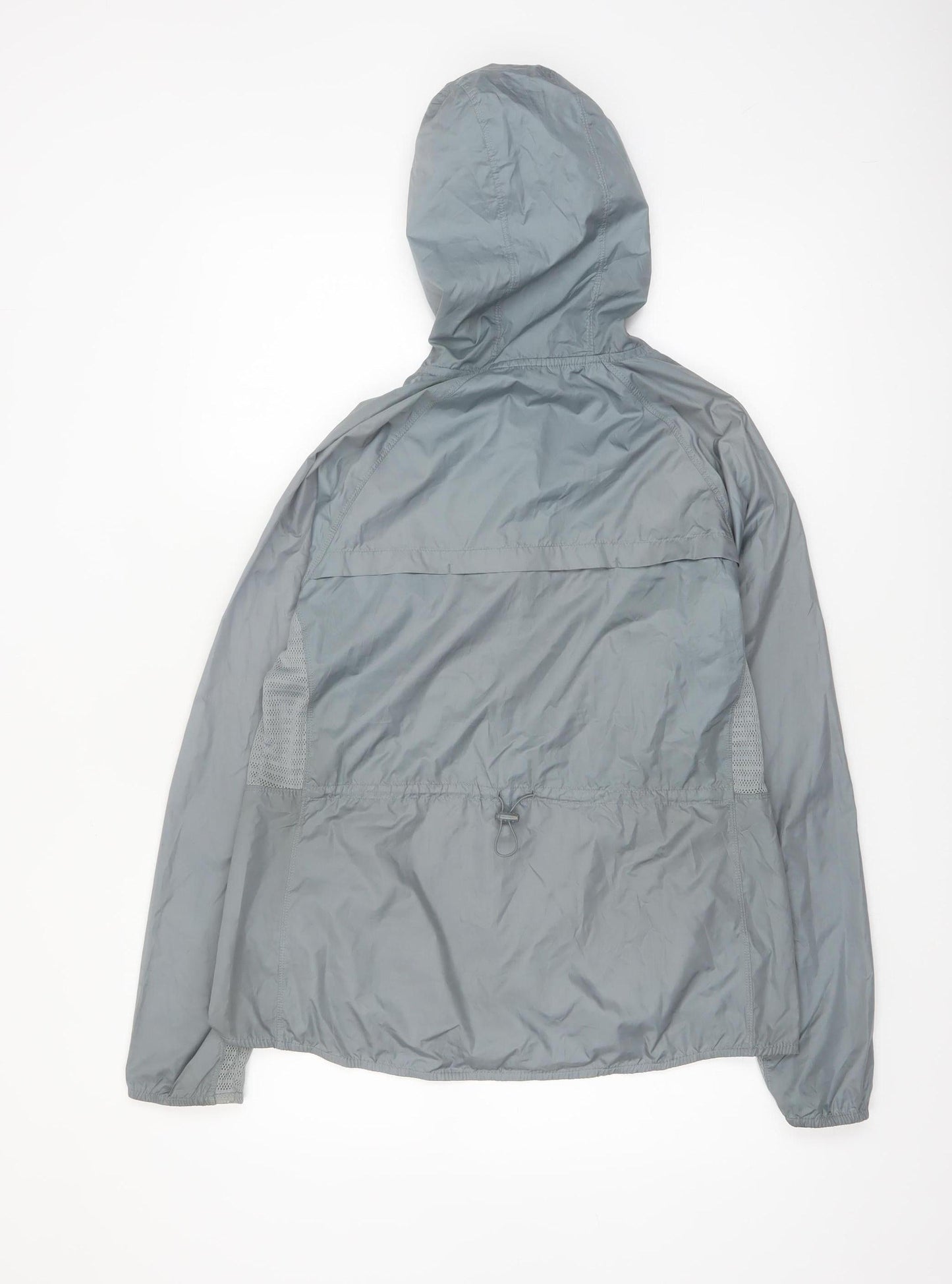 Layer 8 Women’s Grey Hooded Windbreaker Jacket M Lightweight