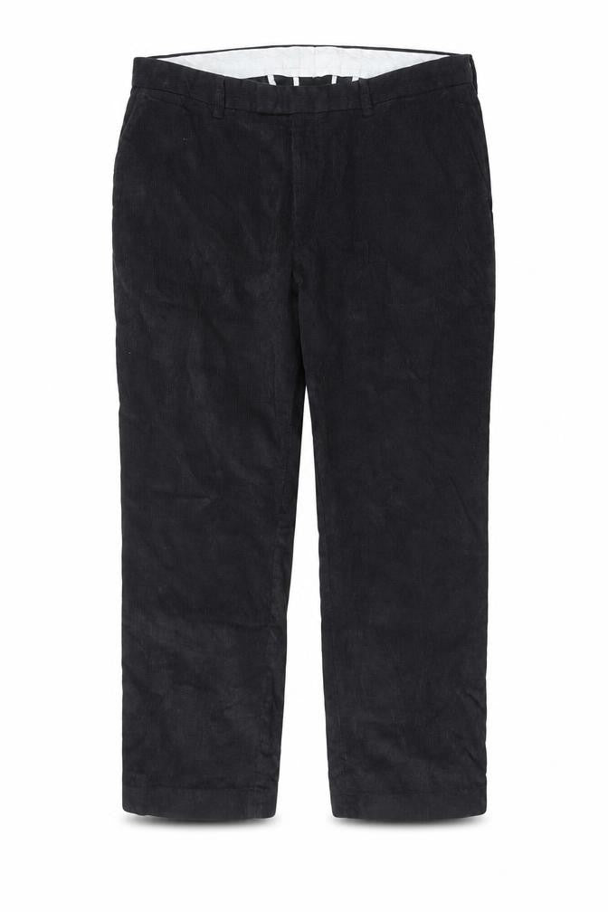 James Pringle Men's Black Corduroy Trousers 38W 29L Classic Fit