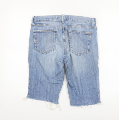 Gap Women’s Blue Denim Bermuda Shorts Size 8R Cotton Stretch