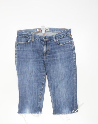 Gap Women’s Blue Denim Cut-Off Shorts Size 8 Regular Stretch