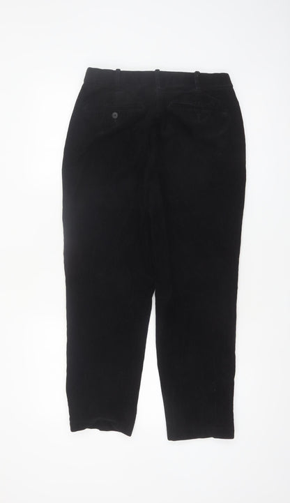 Marks and Spencer Women’s Black Corduroy Chino Trousers Size 12