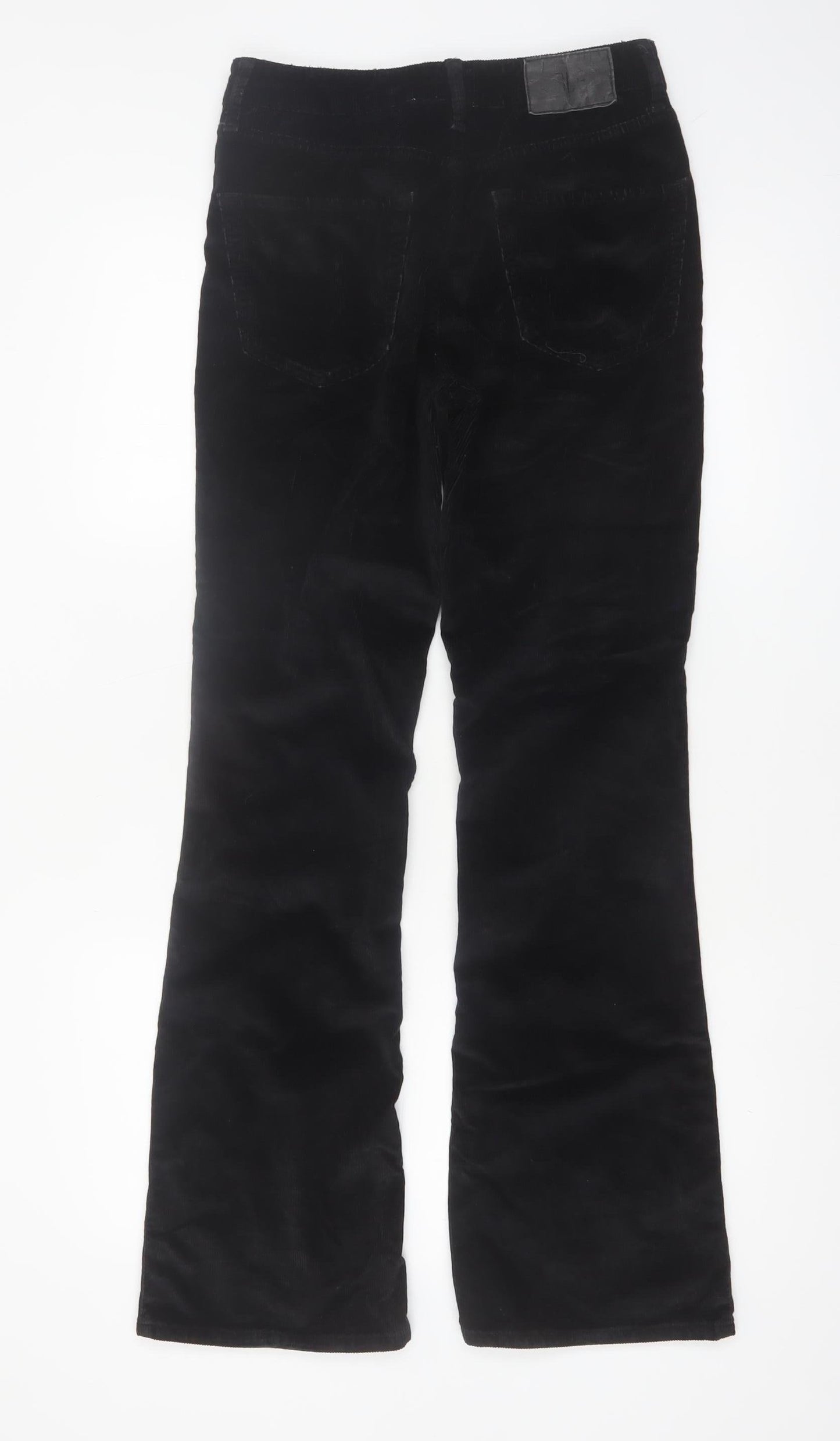 BDG Urban Outfitters Womens Black Corduroy Straight Trousers W28 L32