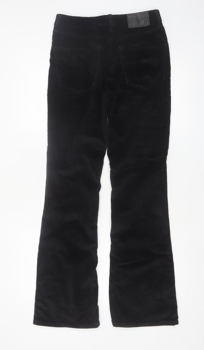 BDG Urban Outfitters Womens Black Corduroy Straight Trousers W28 L32