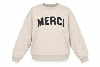 Tu Womens Beige Merci Cotton Blend Pullover Sweatshirt M