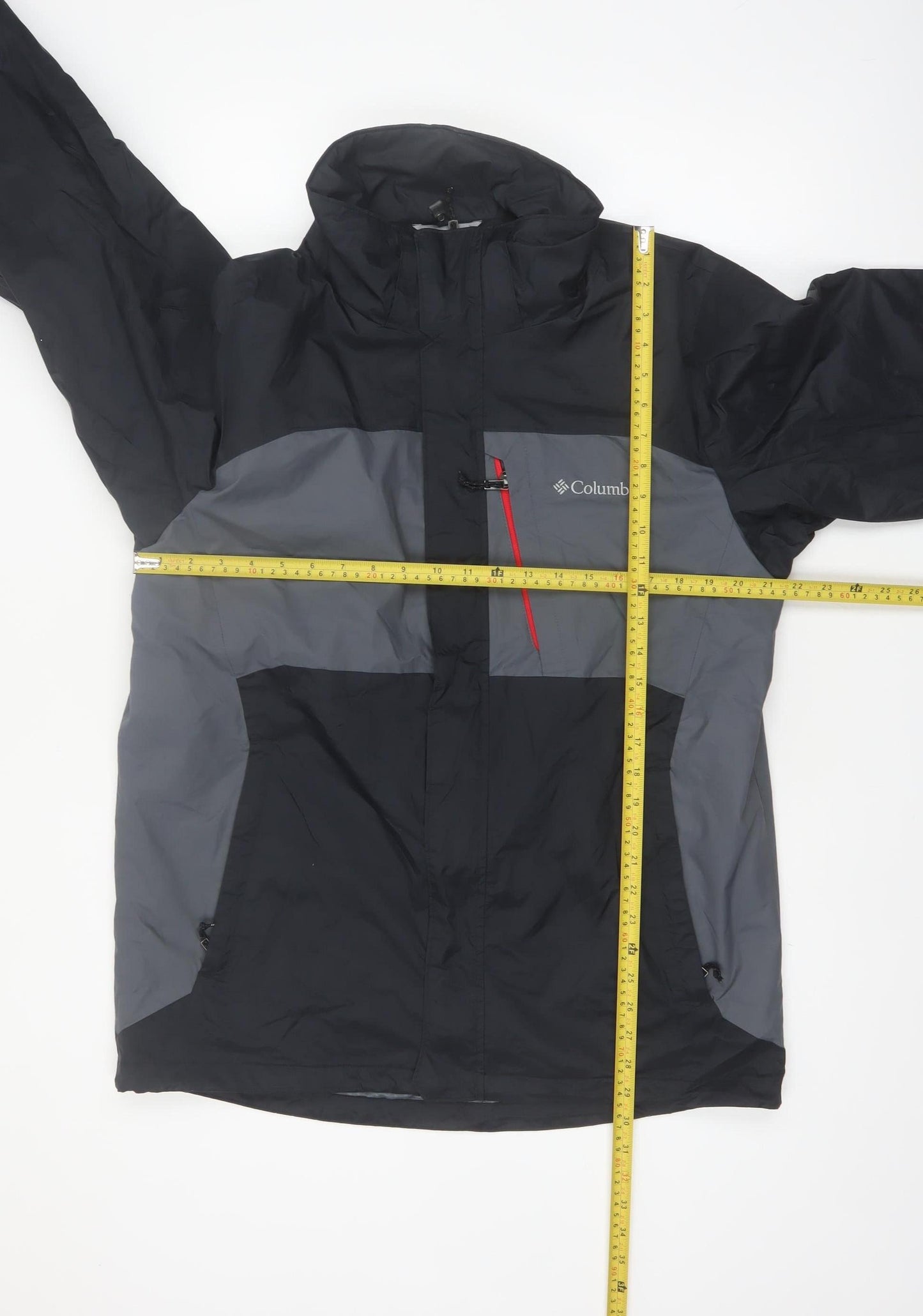 Columbia Men’s Grey 3-in-1 Waterproof Hooded Outdoor Jacket Size M