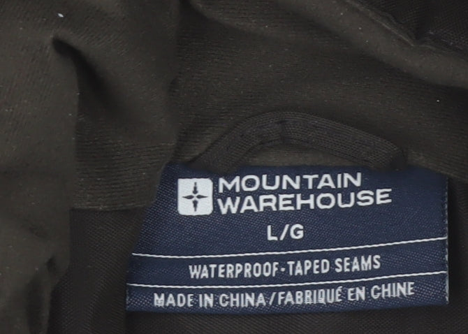 Mountain Warehouse Men's Brown L Parka Waterproof Hooded Jacket
