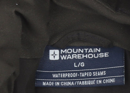 Mountain Warehouse Men's Brown L Parka Waterproof Hooded Jacket