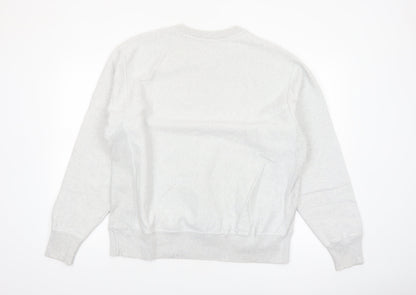 Champion Men's Grey Lafayette Reverse Weave Pullover Sweatshirt Large