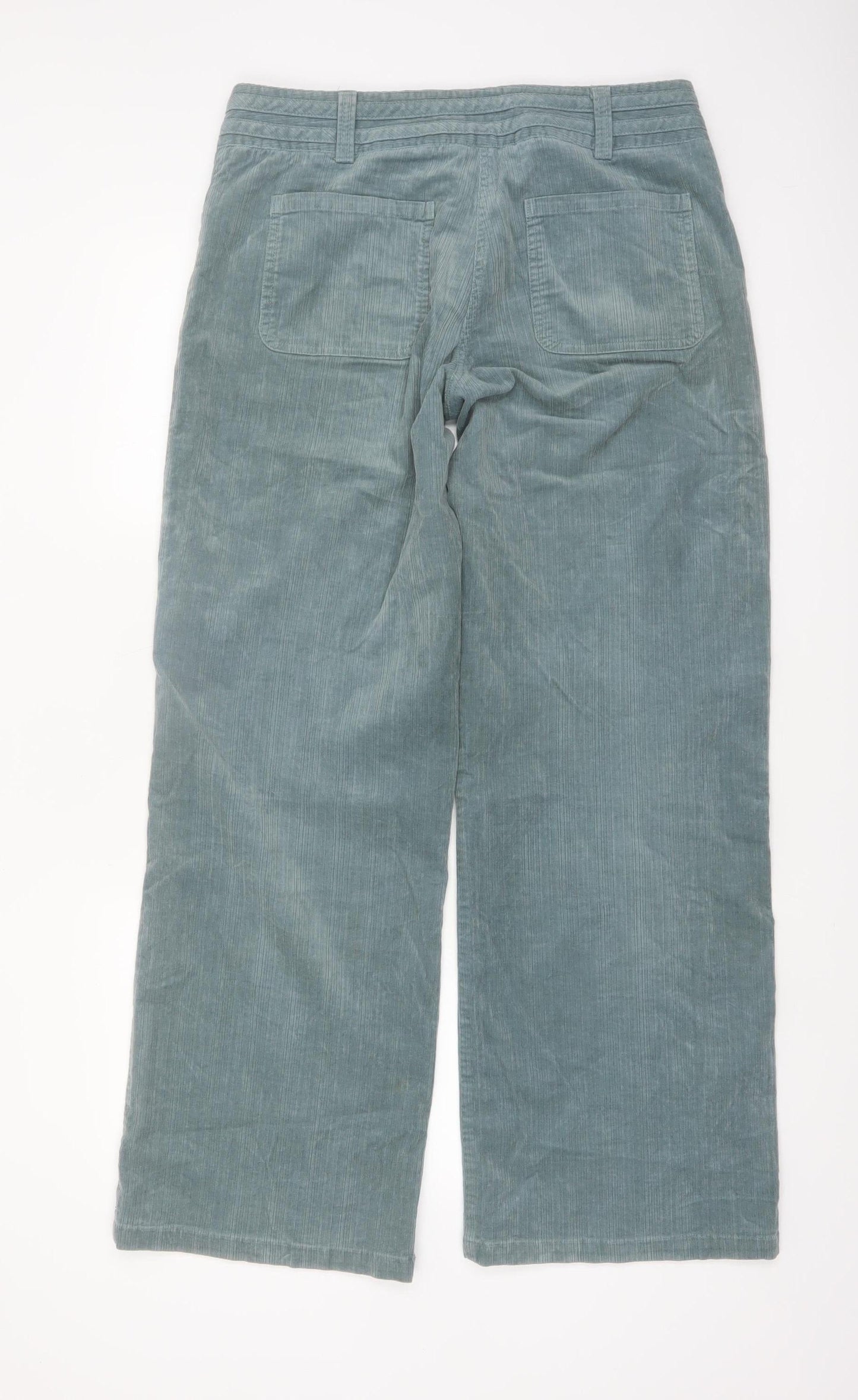 Mistral Women's Green Corduroy Chino Trousers Size 12