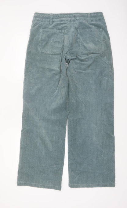 Mistral Women's Green Corduroy Chino Trousers Size 12