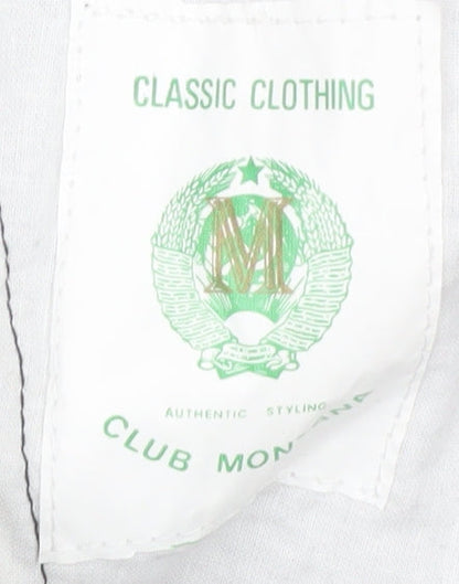 Club Montana Men's Black Corduroy Trousers Size 32/33