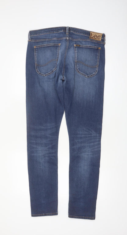 Lee Men's Blue Luke Slim Fit Denim Jeans W34 L32
