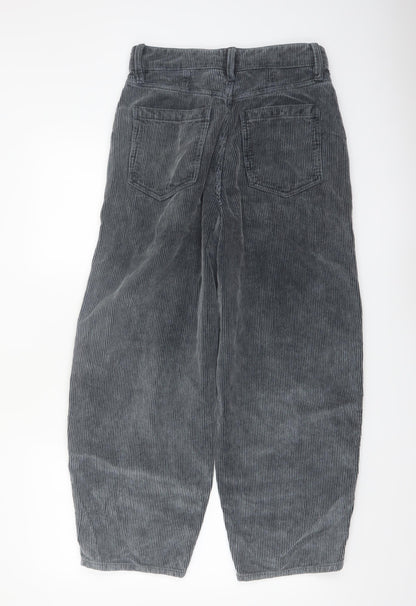 BDG Urban Outfitters Womens Grey Corduroy Erin Cocoon Trousers Size 10