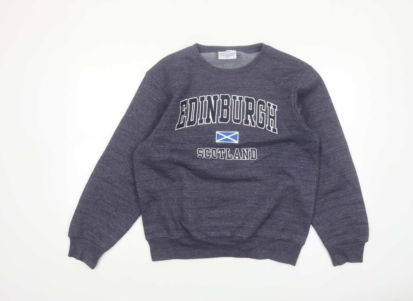 Scotland Collections Women's Grey Edinburgh Sweatshirt Small Cotton Blend